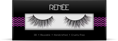Renee False Eyelashes, Easy to Use, Comfortable - Ash - The Fiery One(Pack of 1)