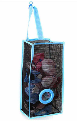 lekh Home Store Recycle Breathable Mesh Hanging Plastic Garbage Bags Storage Holder (Large, Multicolour) Medium 5 L Garbage Bag Large 5 L Garbage Bag  Pack Of 1