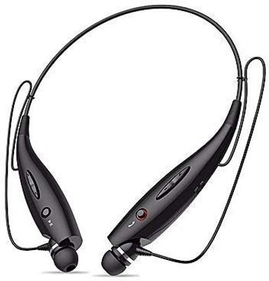 Brown Bee HBS/730 Rich Bass Wireless Magnet Bluetooth Headset With MIC Bluetooth Headset(Black, In the Ear)