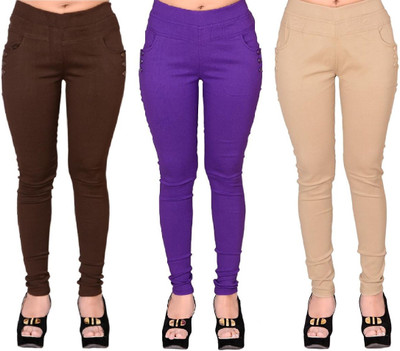 FeelBlue Multicolor Jegging(Solid)