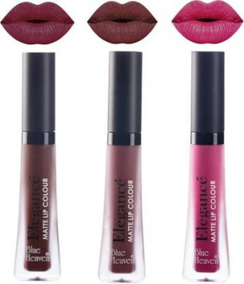 BLUE HEAVEN ELEGANCE MATTE LIP COLOR(Multicolor, 18 ml)