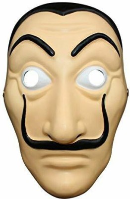 PRIYA PARTY DECORATION Dali Face Mask Party Mask(Beige, Pack of 1)