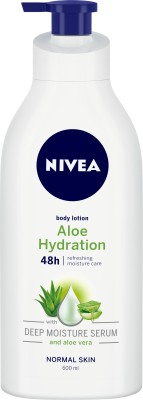NIVEA Body Lotion, Aloe Hydration (600 ml)