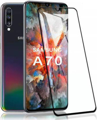Ravbelli Edge To Edge Tempered Glass for Samsung A70(Pack of 1)