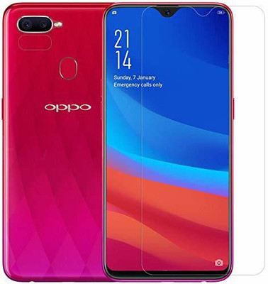 Accessories Kart Edge To Edge Tempered Glass for Oppo A7(Pack of 1)