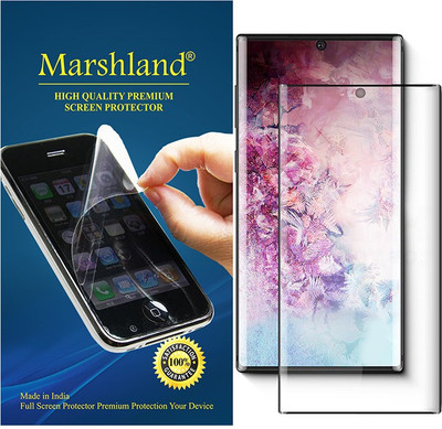 Marshland Screen Guard for Samsung Galaxy Note10 Plus Front 3D Black(Pack of 1)