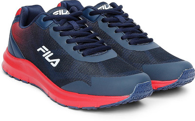 Fila LORAX Running Shoes For Men(Navy, Red)