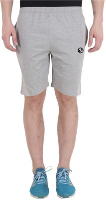 SHELLOCKS Solid Men Grey Regular Shorts