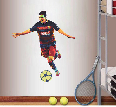 Littlebuds 90 cm Messi Removable Sticker(Pack of 1)