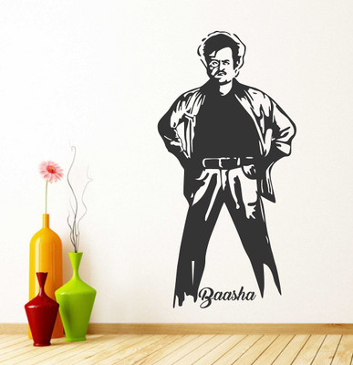 Wallzone 90 cm Thalaivar Rajini Khanth Removable Sticker(Pack of 1)