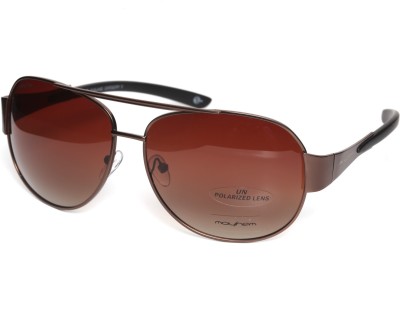 Mayhem Aviator Sunglasses(For Men & Women, Brown)