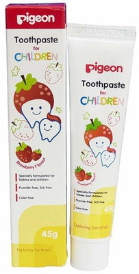 Pigeon TOOTHPASTE FOR CHILDREN STRAWBERRY FLAVOR Toothpaste(45 g)