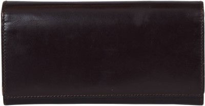 Leatherman Fashion Women Brown Genuine Leather Wallet(5 Card Slots)