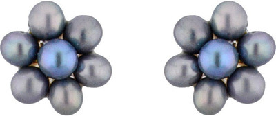 Sri Jagdamba Pearls Pearl Earrings Pearl Alloy Stud Earring