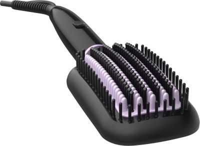 PHILIPS Naturally straight hair 5 minutes* with kerashine protection Hair Straightener(Black)