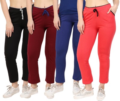 DIAZ Colorblock Women Multicolor Track Pants