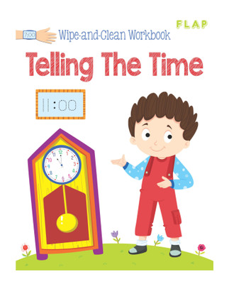 FLAP - Wipe and Clean - Telling Time(English, Paperback, FLAP Books)
