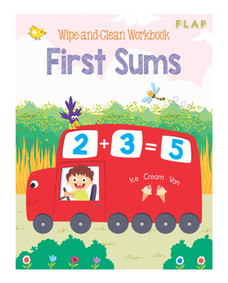 FLAP - Wipe and Clean - First Sums(English, Paperback, FLAP Books)