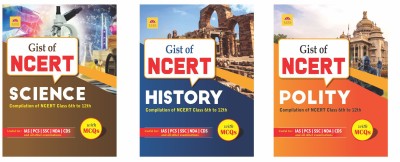 GIST OF NCERT COMBO(HISTORY+POLITY+SCIENCE) 3 BOOKS(English, Paperback, EDITORIAL BOARD)