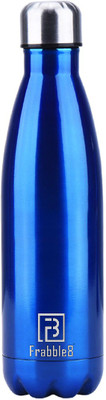 Frabble8 Vacuum Insulated Stainless Steel Classic Cola Water Bottle Thermos Hot and Cold 1000 ml Flask(Pack of 1, Blue)