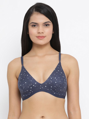Clovia Women Balconette Non Padded Bra(Blue)