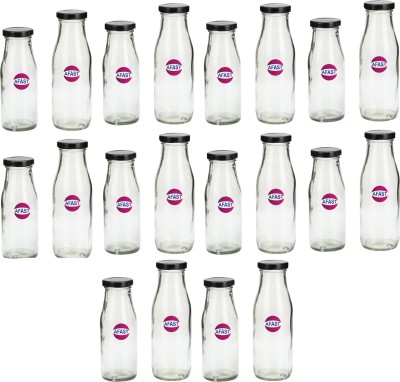 1st Time Glass Cookie Jar  - 300 ml(Pack of 20, Clear)