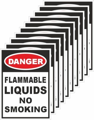 rangvishwa Flammable Liquids No Smoking Emergency Sign