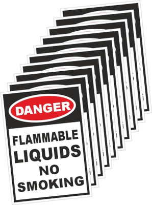 rangvishwa Flammable Liquids No Smoking Emergency Sign