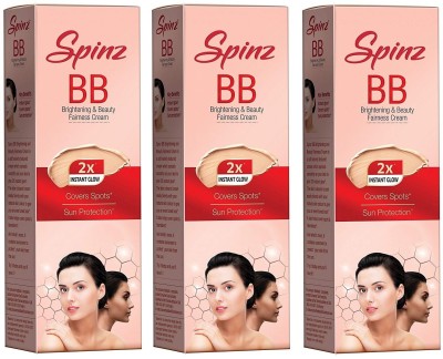 Spinz BB Brightening & Beauty Fairness Cream 29g (Pack of 3)(87 g)