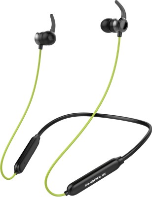 Ambrane ANB-33 Bluetooth Headset  (Black, Neon, In the Ear)