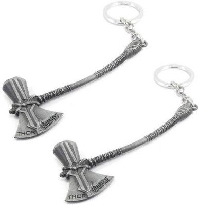 ZYZTA Combo of Marvel Avengers Superhero Thor Axe keychain Pack of 2 Key Chain