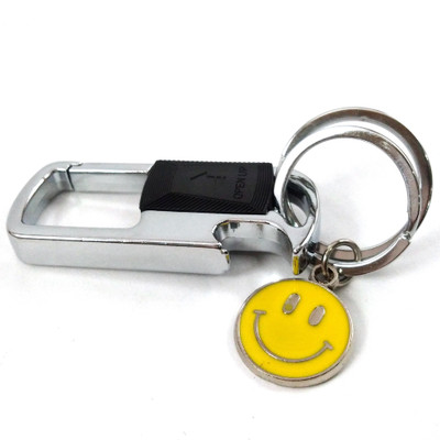 Isk BOTTLE AND CAN OPENER WITH SMILEY STYLISH Key Chain