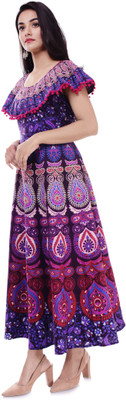 DHRUVI Cotton Silk Printed Kurta Fabric
