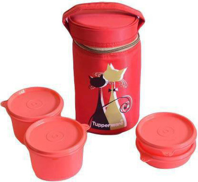TUPPERWARE WHISKER 4 Containers Lunch Box (1260 ml) 4 Containers Lunch Box(1260 ml)