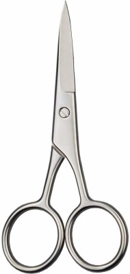 Verceys Premium Quality Beard and Mustache Cutting and Trimming Scissor for Men and Boys Pack of 1 (Silver 4-inch) Scissors(Set of 1, Silver)
