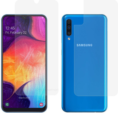 CASE CREATION Front and Back Screen Guard for Samsung Galaxy A70s 2019(Pack of 2)