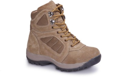 ICEBULL LEATHER Boots For Men(Beige , 8)