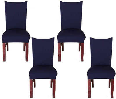 HOUSE OF QUIRK Polyester 1 Seater Chair Floral Cover(Pack of 1 Blue)