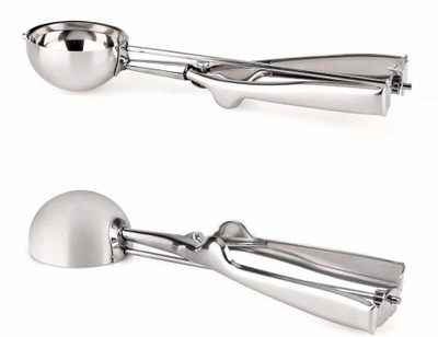 SEAHAVEN Ice Cream Scoop Cookie Dough Scooper Stainless Steel Ice-cream Spoon(Pack of 1)