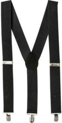 PinKit Y- Back Suspenders for Men(Black)