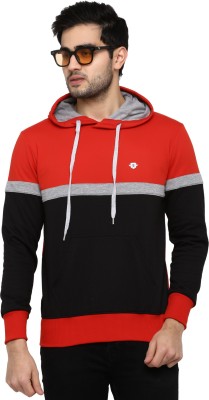 Gentino Full Sleeve Solid Men Sweatshirt