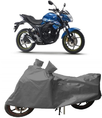 APNEK Two Wheeler Cover for Suzuki(Gixxer, Grey)