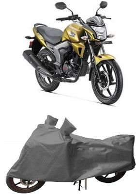 Elegance Two Wheeler Cover for Honda(CB Trigger, Grey)