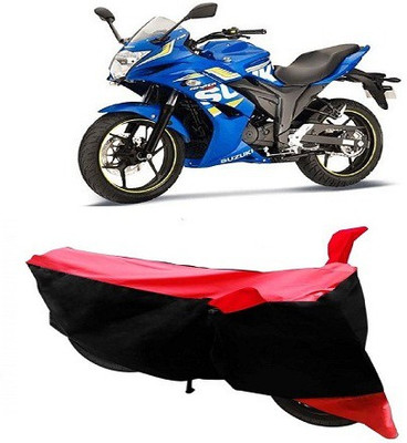 Shree ji traders Two Wheeler Cover for Suzuki(Gixxer SF, Red)