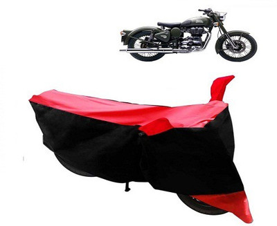 Shree ji traders Two Wheeler Cover for Royal Enfield(Beat, Red)