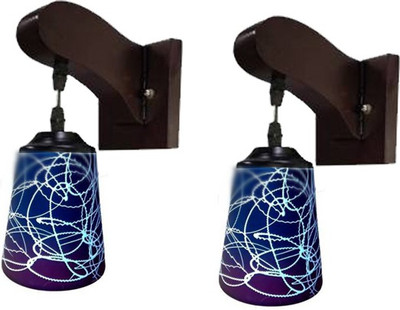 Somil Pendant Wall Lamp Without Bulb(Pack of 2)