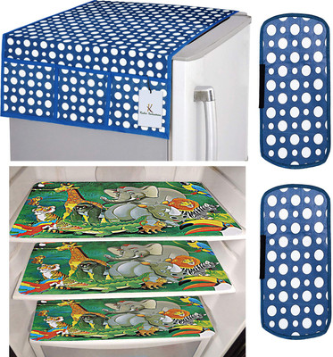 KUBER INDUSTRIES Fridge Mat(Width: 54 cm, multicolor)