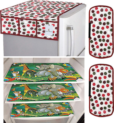KUBER INDUSTRIES Fridge Mat(Width: 54 cm, multicolor)
