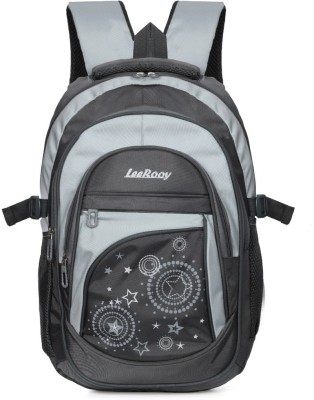 LeeRooy School Bags Waterproof School Bag(Grey, 30 L)