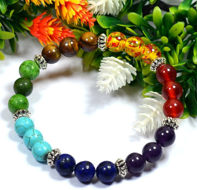 REIKI CRYSTAL PRODUCTS Crystal Amethyst, Carnelian, Lapis Lazuli, Quartz, Beads, Crystal Bracelet